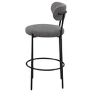 Coaster Furniture Viola 108199 Boucle Upholstered Bar Chair - Grey (Set of 2) IMAGE 5
