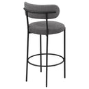 Coaster Furniture Viola 108199 Boucle Upholstered Bar Chair - Grey (Set of 2) IMAGE 7