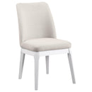 Coaster Furniture Carissa 108302 Upholstered Dining Side Chair - Beige (Set of 2) IMAGE 1