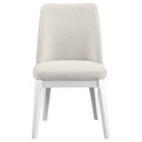 Coaster Furniture Carissa 108302 Upholstered Dining Side Chair - Beige (Set of 2) IMAGE 3
