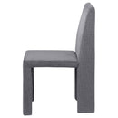 Coaster Furniture Tordera 108512 Velvet Upholstered Dining Side Chair - Grey (Set of 2) IMAGE 5