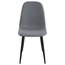Coaster Furniture Dennison 108532 Upholstered Dining Side Chair - Grey IMAGE 3