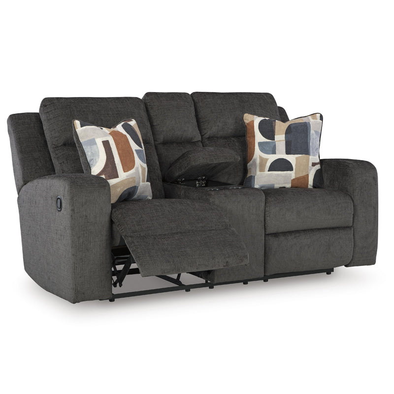 Signature Design by Ashley Kanlow 3860794C Double Reclining Loveseat with Console IMAGE 1