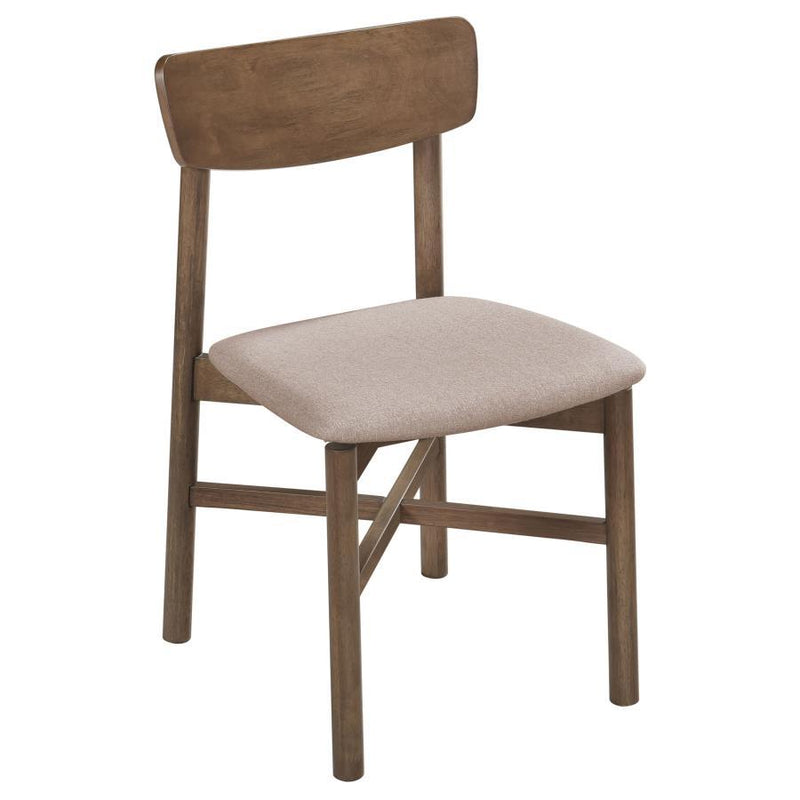Coaster Furniture Parkridge 108562 Dining Side Chair - Natural Walnut (Set of 2) IMAGE 1
