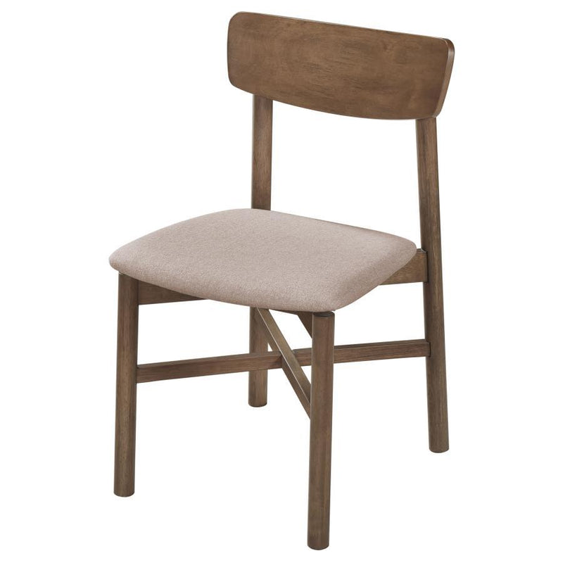 Coaster Furniture Parkridge 108562 Dining Side Chair - Natural Walnut (Set of 2) IMAGE 4