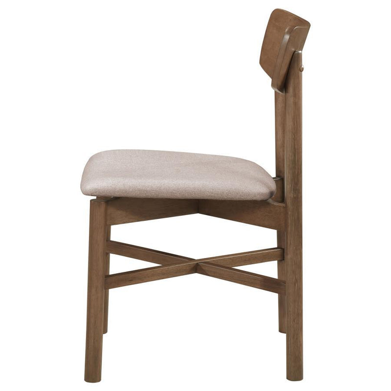 Coaster Furniture Parkridge 108562 Dining Side Chair - Natural Walnut (Set of 2) IMAGE 5