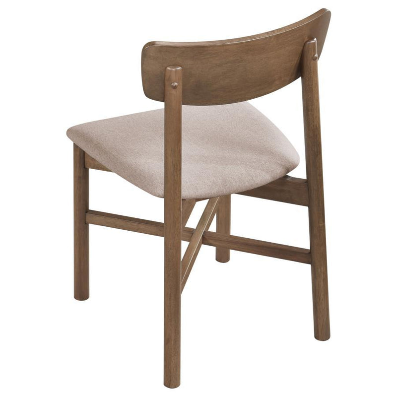 Coaster Furniture Parkridge 108562 Dining Side Chair - Natural Walnut (Set of 2) IMAGE 6