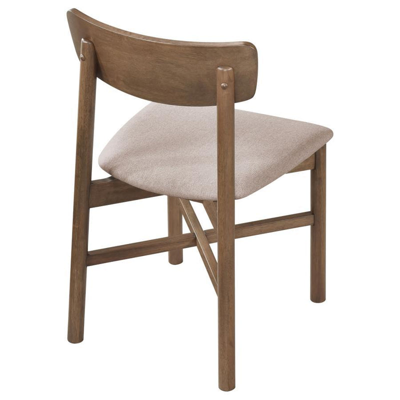 Coaster Furniture Parkridge 108562 Dining Side Chair - Natural Walnut (Set of 2) IMAGE 7