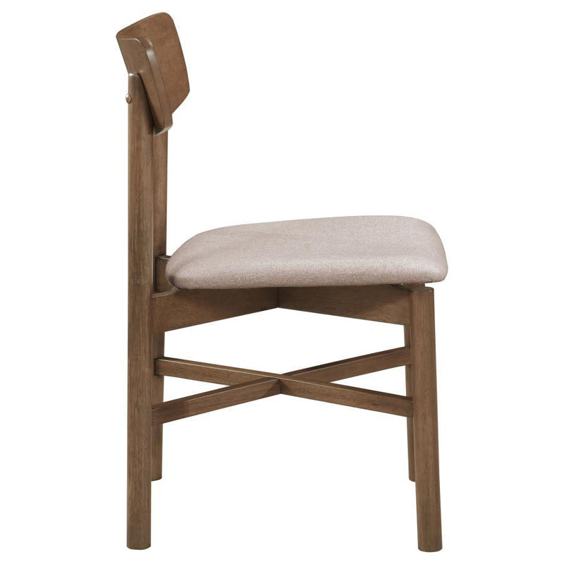 Coaster Furniture Parkridge 108562 Dining Side Chair - Natural Walnut (Set of 2) IMAGE 8