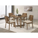  Coaster Furniture Crestmore 108572 Dining Chair - Upholstered Seat Walnut IMAGE 11