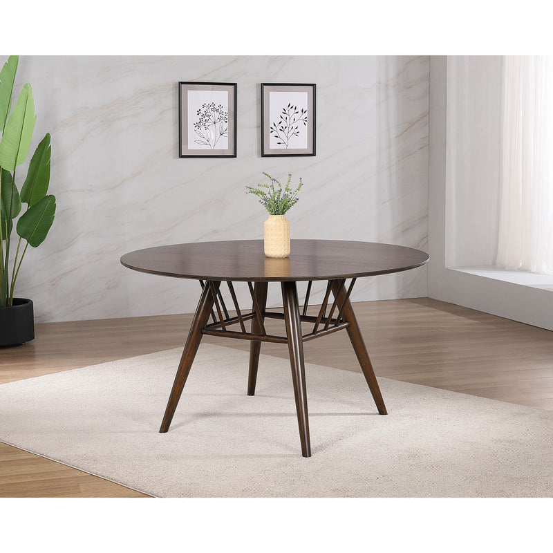 Coaster Furniture Round Everton Dining Table 108891 IMAGE 2