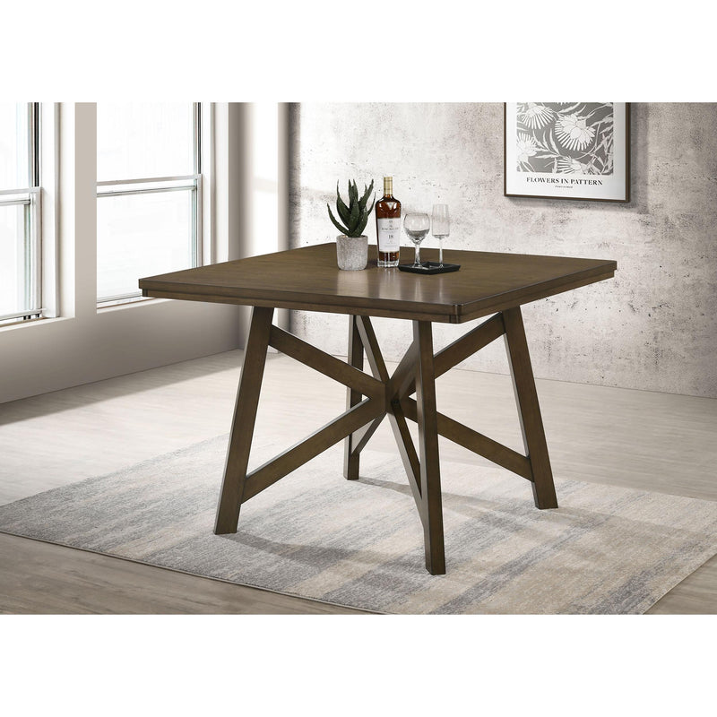 Coaster Furniture Square Canfield Counter Height Dining Table 109178 IMAGE 2