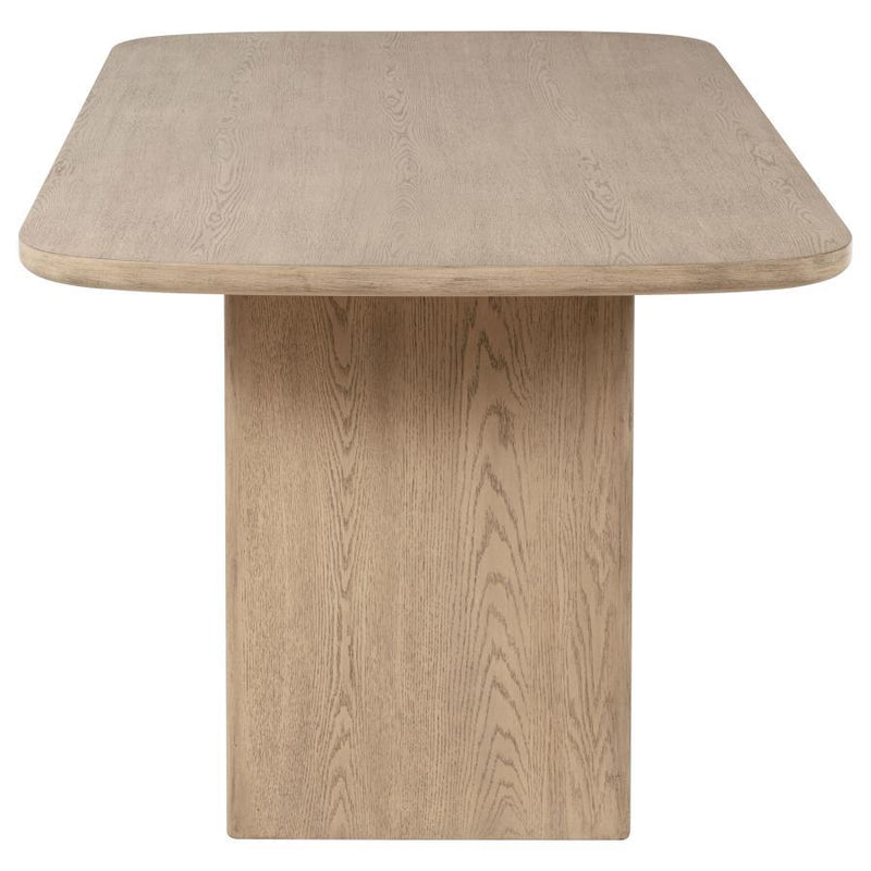  Coaster Furniture Kailani 109388 Cane Counter Height Storage Dining Table - Beige Oak IMAGE 10