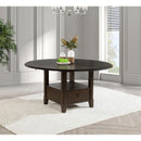 Coaster Furniture Twyla 115100 60-inch Round Dining Table with Drawer - Dark Cocoa IMAGE 2