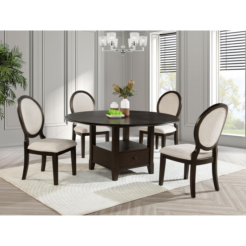 Coaster Furniture Round Twyla Dining Table with Pedestal Base 115100 IMAGE 6