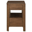  Coaster Furniture Maderia 223322 2-Drawer Nightstand Bedside Table - Walnut IMAGE 5