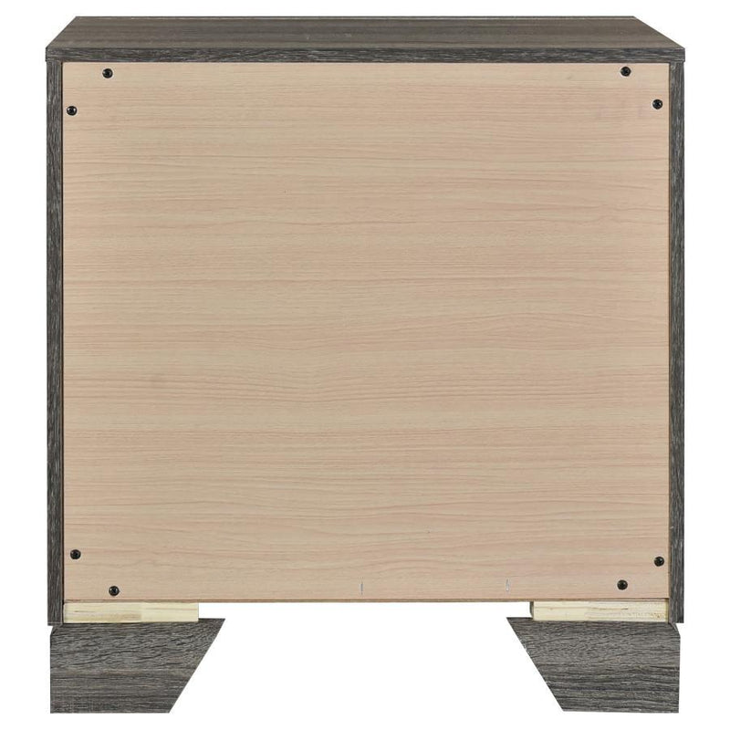 Coaster Furniture Wright 223342 2-Drawer Nightstand Bedside Table - Brown Oak IMAGE 7