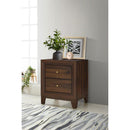 Coaster Furniture Welsley 223442 2-Drawer Nightstand Bedside Table - Walnut IMAGE 2