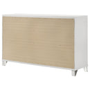  Coaster Furniture Marmore 224963 9-Drawer Dresser Cabinet - White IMAGE 8