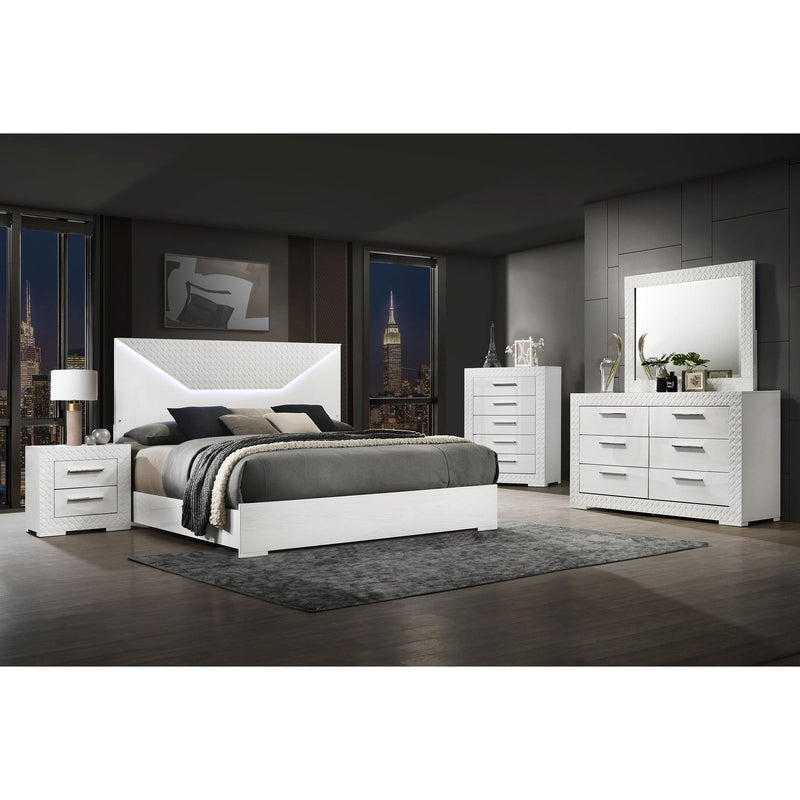 Coaster Furniture Ives 224942 2-drawer Nightstand Bedside Table - White High Gloss IMAGE 11