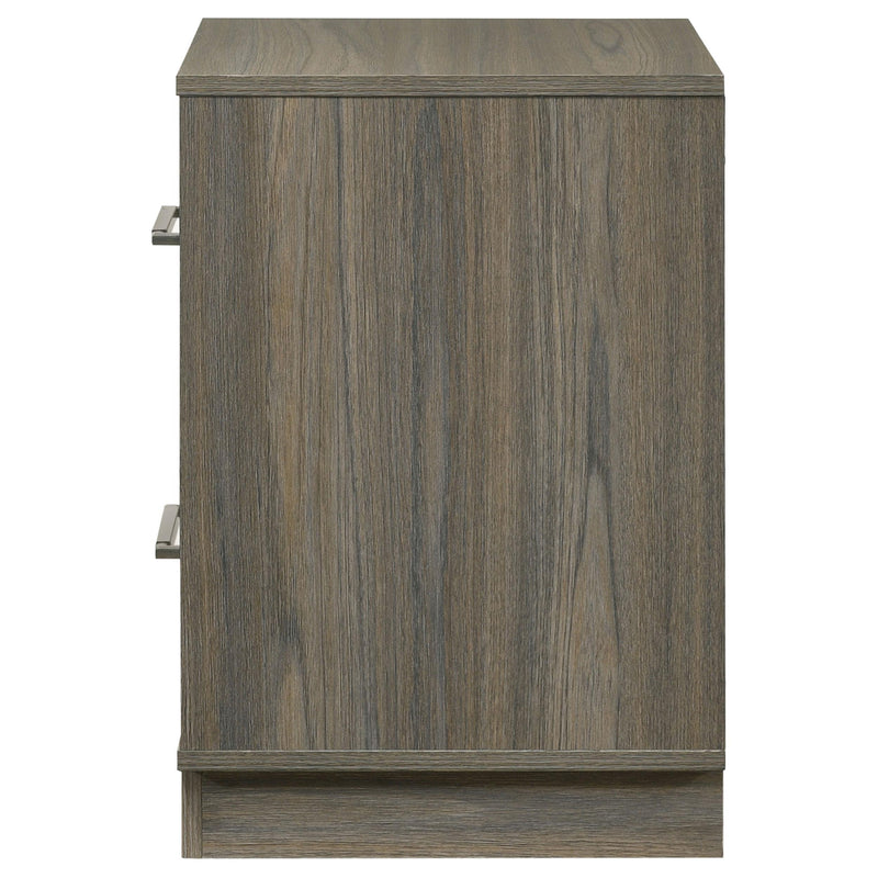 Coaster Furniture Fenwick 224982 2-drawer Nightstand Bedside Table - Grey Oak IMAGE 5