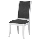 Coaster Furniture Judd 109332 Upholstered Dining Side Chair - Pearl White (Set of 2) IMAGE 4