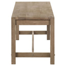  Coaster Furniture Scottsdale 109183 Wood Trestle Base Dining Bench - Washed Brown IMAGE 4