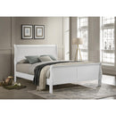  Coaster Furniture Louis Philippe 202441F 47-inch Full Sleigh Panel Bed - White IMAGE 2