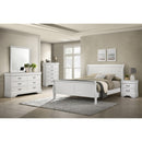  Coaster Furniture Louis Philippe 202441Q 47-inch Queen Sleigh Panel Bed - White IMAGE 5