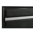 Coaster Furniture Miranda 206360KW 54-inch Upholstered California King Panel Bed - Black IMAGE 6