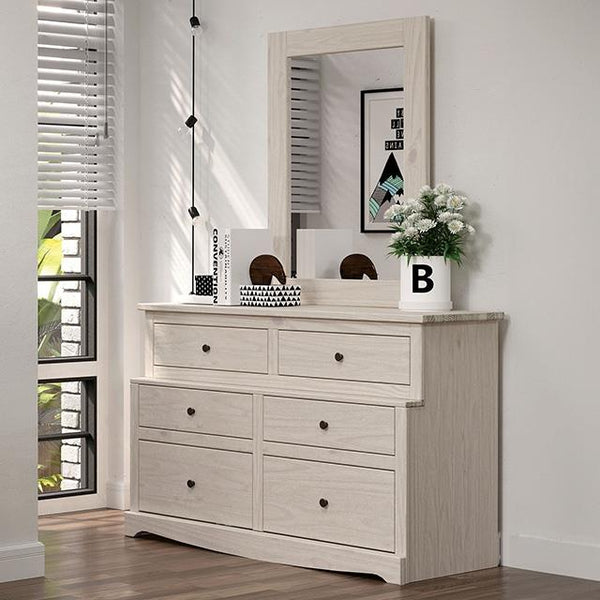 Furniture of America Stavros AM7002WH-D Dresser IMAGE 1