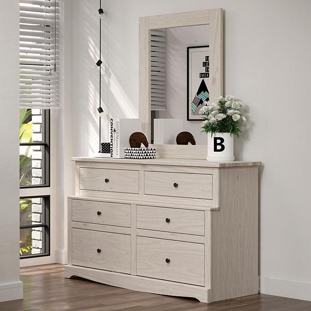 Furniture of America Stavros AM7002WH-D Dresser IMAGE 1