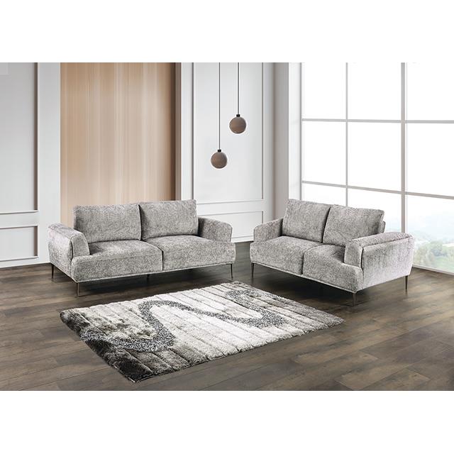 Furniture of America Gladbach FM63007GY-LV Loveseat IMAGE 2