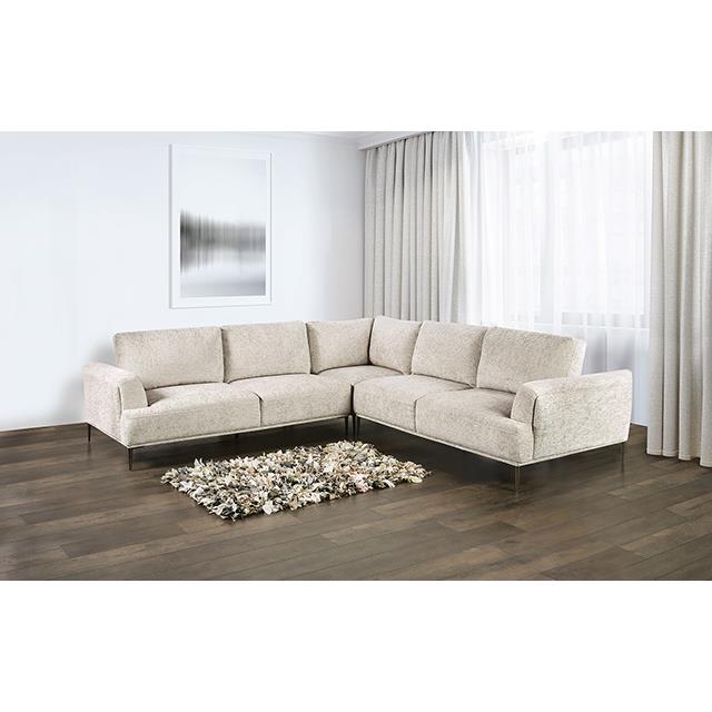 Furniture of America Gladbach FM63007LB-SECT-LL Large L-Sectional IMAGE 2