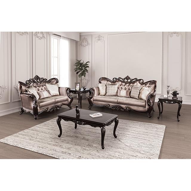 Furniture of America Albacete FM65006BR-LV Loveseat IMAGE 2