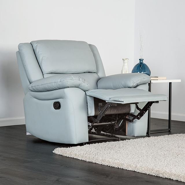 Furniture of America Glarus FM69003BL-CH-M Recliner Chair IMAGE 1