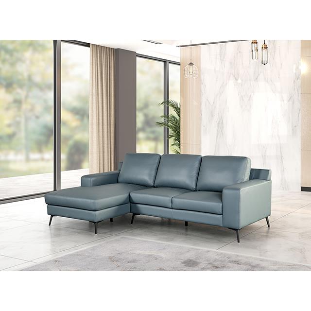 Furniture of America Stordal FM69004BL-SECT-L Sectional, Left Chaise IMAGE 2