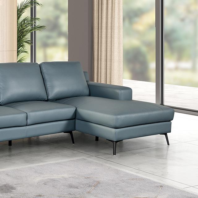 Furniture of America Stordal FM69004BL-SECT-R Sectional, Right Chaise IMAGE 1