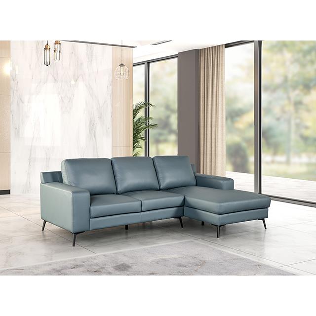 Furniture of America Stordal FM69004BL-SECT-R Sectional, Right Chaise IMAGE 2