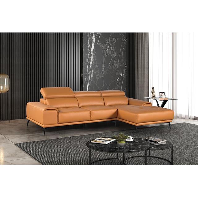 Furniture of America Vadso FM69005LB-SECT-R Sectional, Right Chaise IMAGE 2