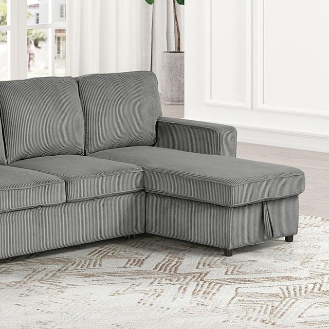 Furniture of America Yves FM6964DG-SECT Sectional IMAGE 1