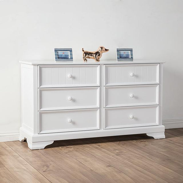 Furniture of America Fanton FM7107WH-D Dresser IMAGE 1