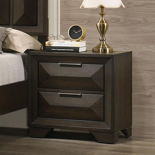 Furniture of America Hexham FM7232BR-N Night Stand IMAGE 1