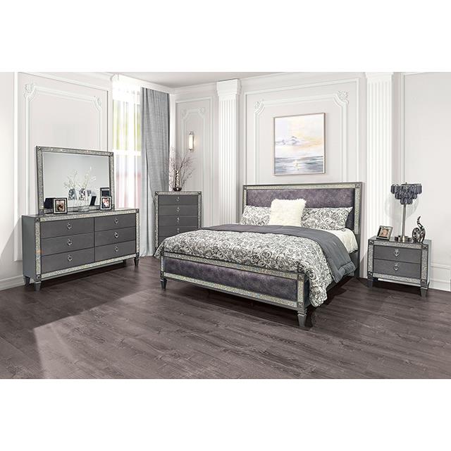 Furniture of America Lyanne FM7240GY-EK King Bed IMAGE 2