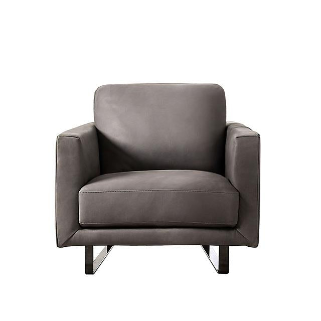 Furniture of America Mezzanotte FM90000GY-CH-PK Chair IMAGE 1