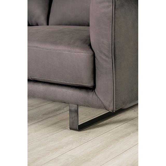 Furniture of America Mezzanotte FM90000GY-LV-PK Loveseat IMAGE 3