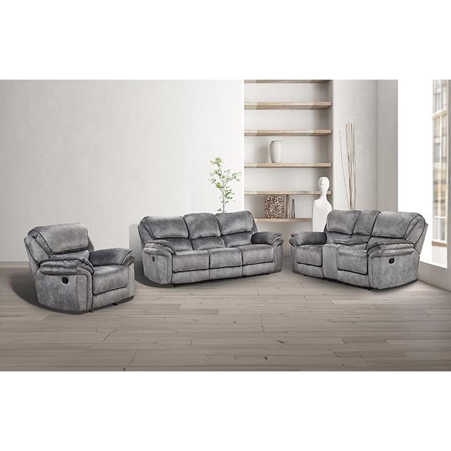 Furniture of America NX6002GY-LV Manual Loveseat IMAGE 2