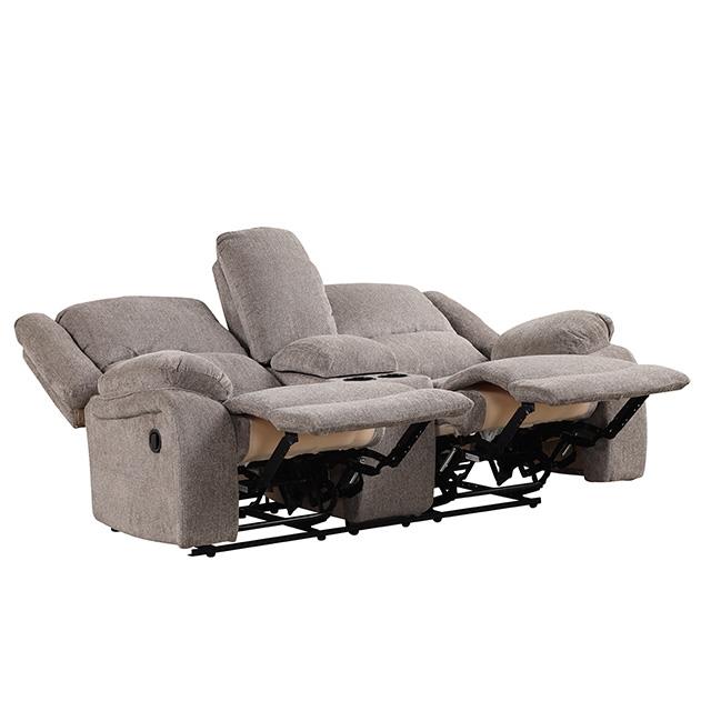 Furniture of America Cosimo NX6003GY-LV Manual Sofa IMAGE 2