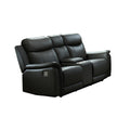  Mazin Furniture Cyrus 99840PN-BK-2C Power Reclining Loveseat with Console IMAGE 1