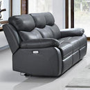  IFDC IF-8121 Power Reclining Sofa - Soft Grey IMAGE 1